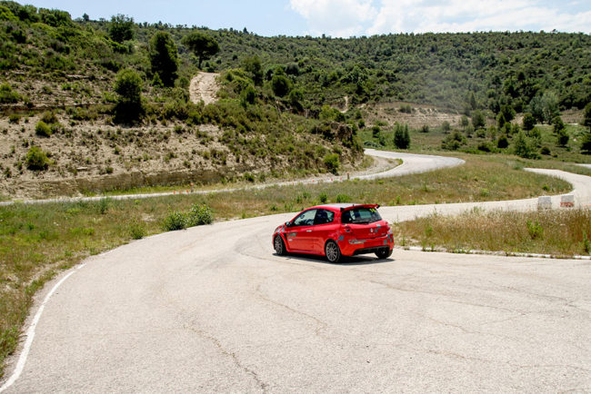 El Renault Clio en el circuito